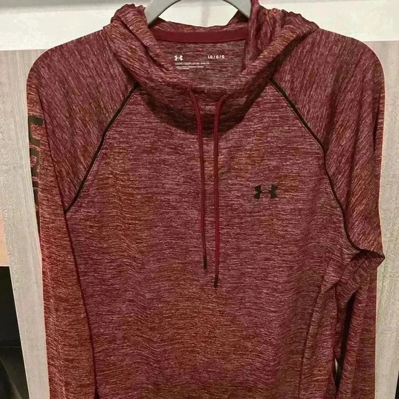 Under Armour Tops - Under Armour Women’s Lightweight Hoodie. Large. Red. Preowned.